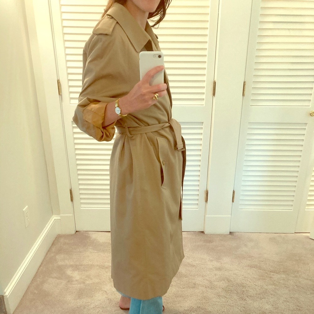 Burberry’s vintage trench coat